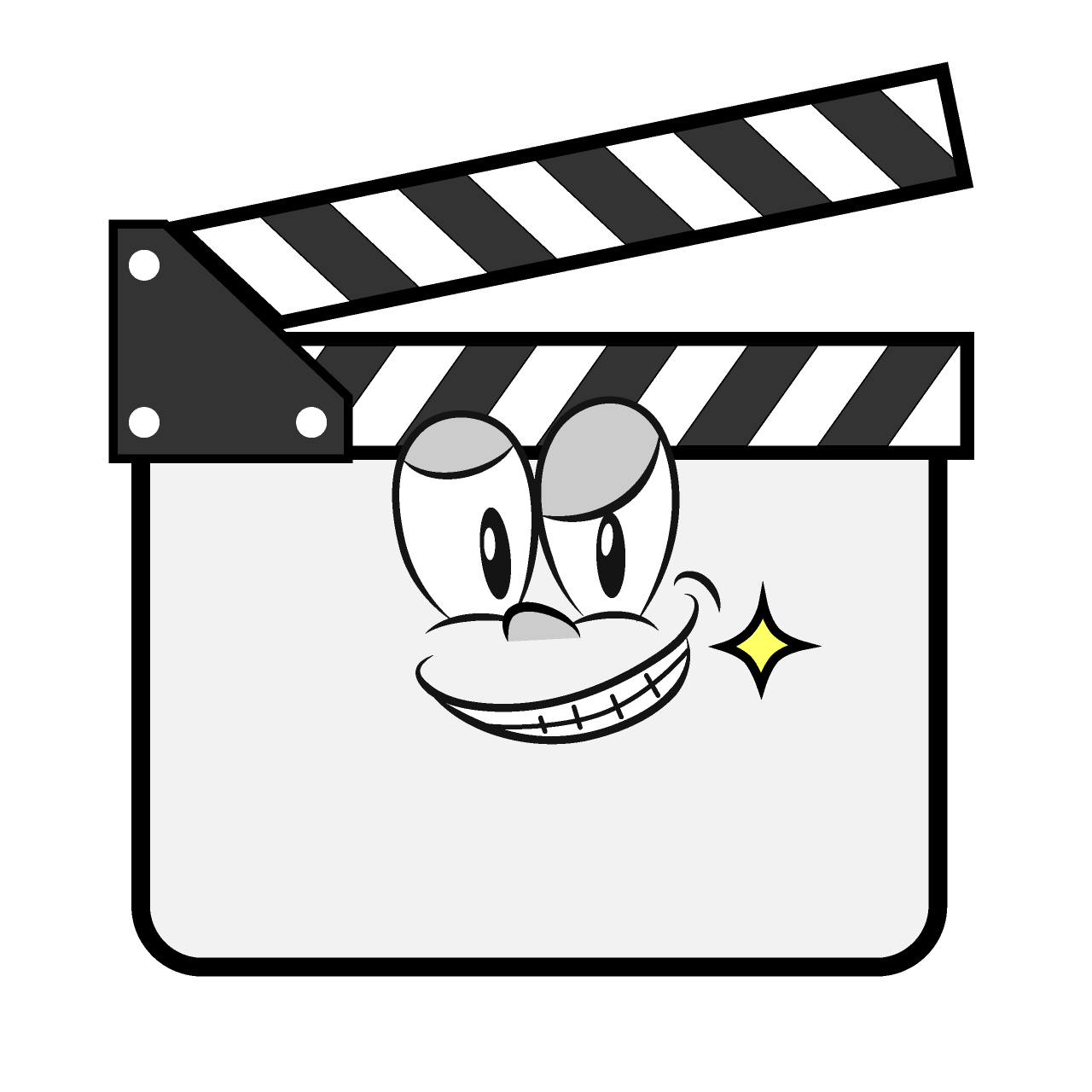 Grinning Clapperboard