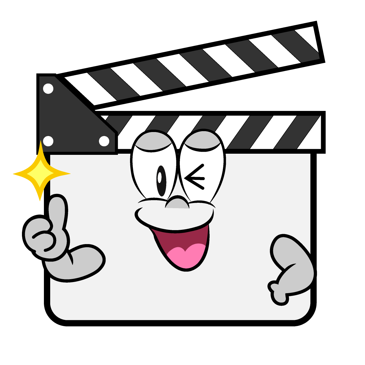 Thumbs up Clapperboard