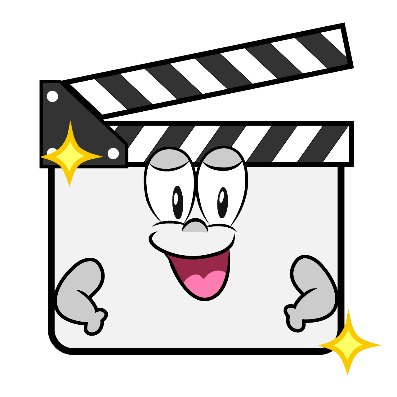 Glitter Clapperboard