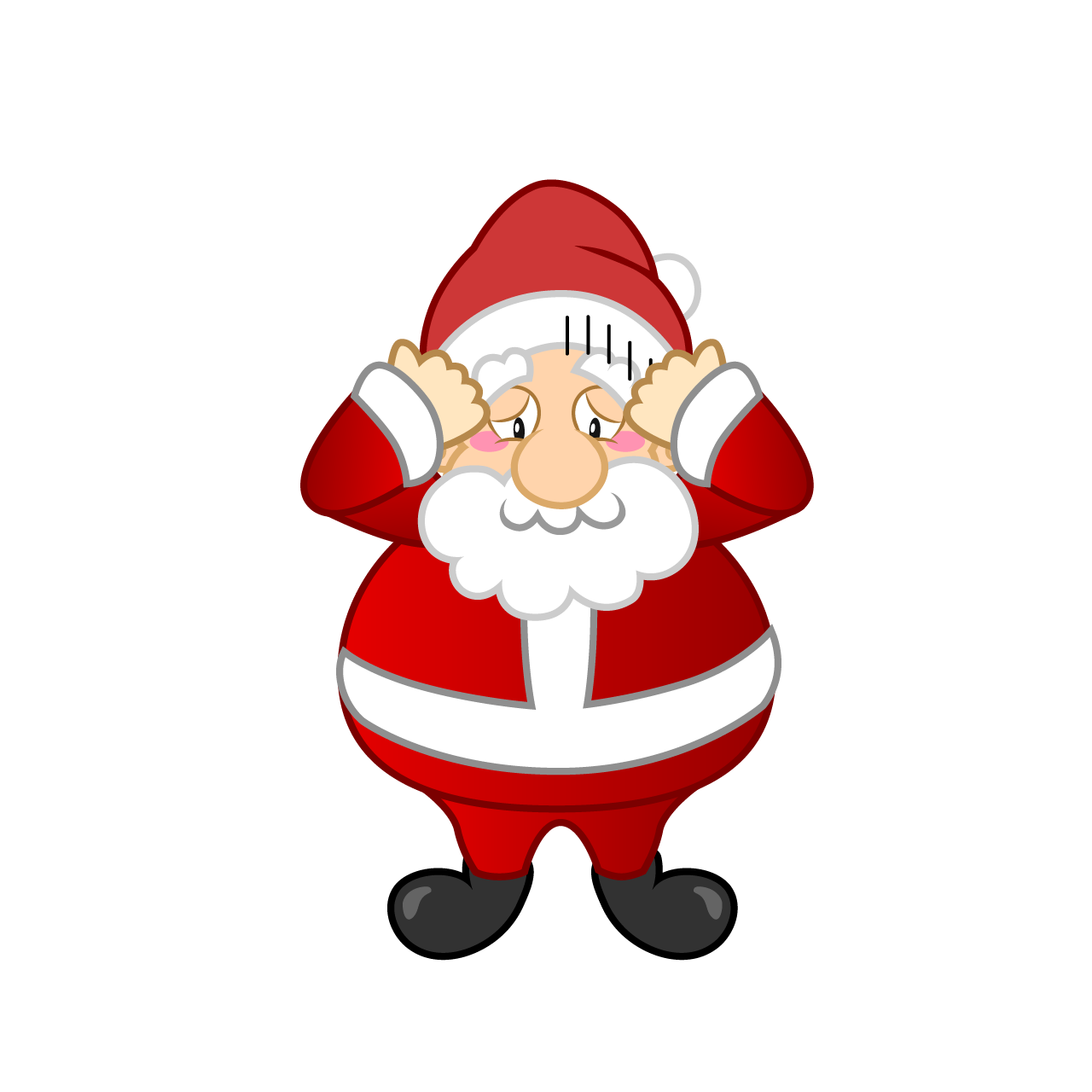 Depressed Santa