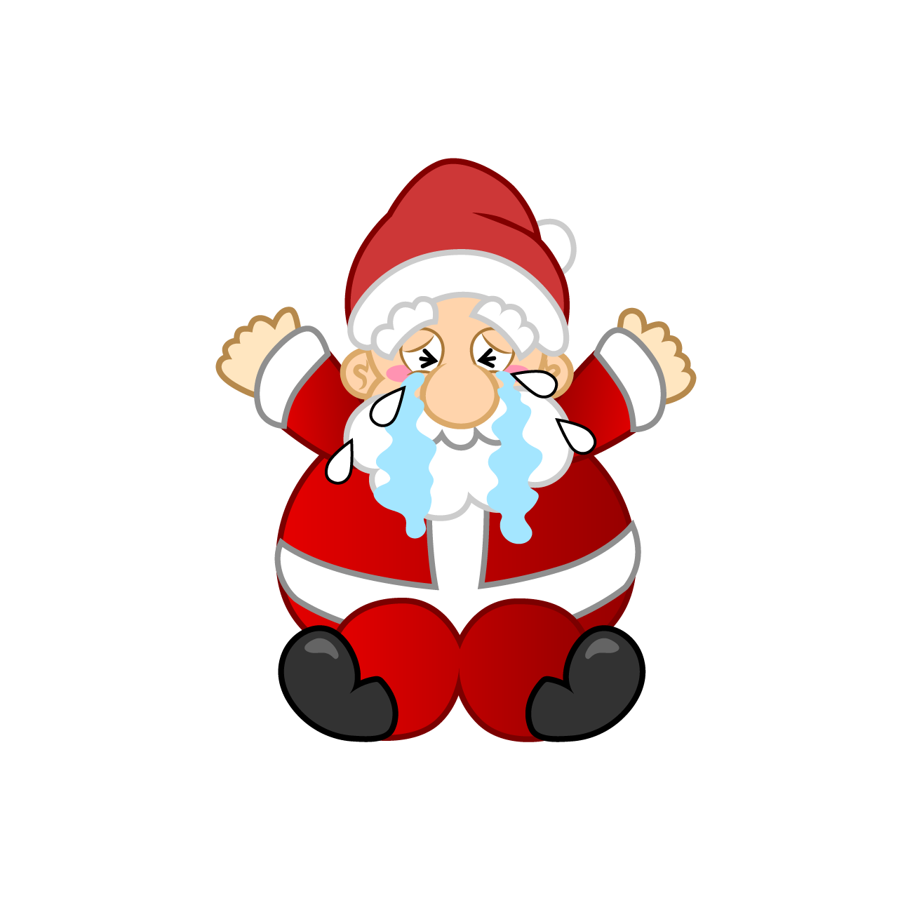 Crying Santa