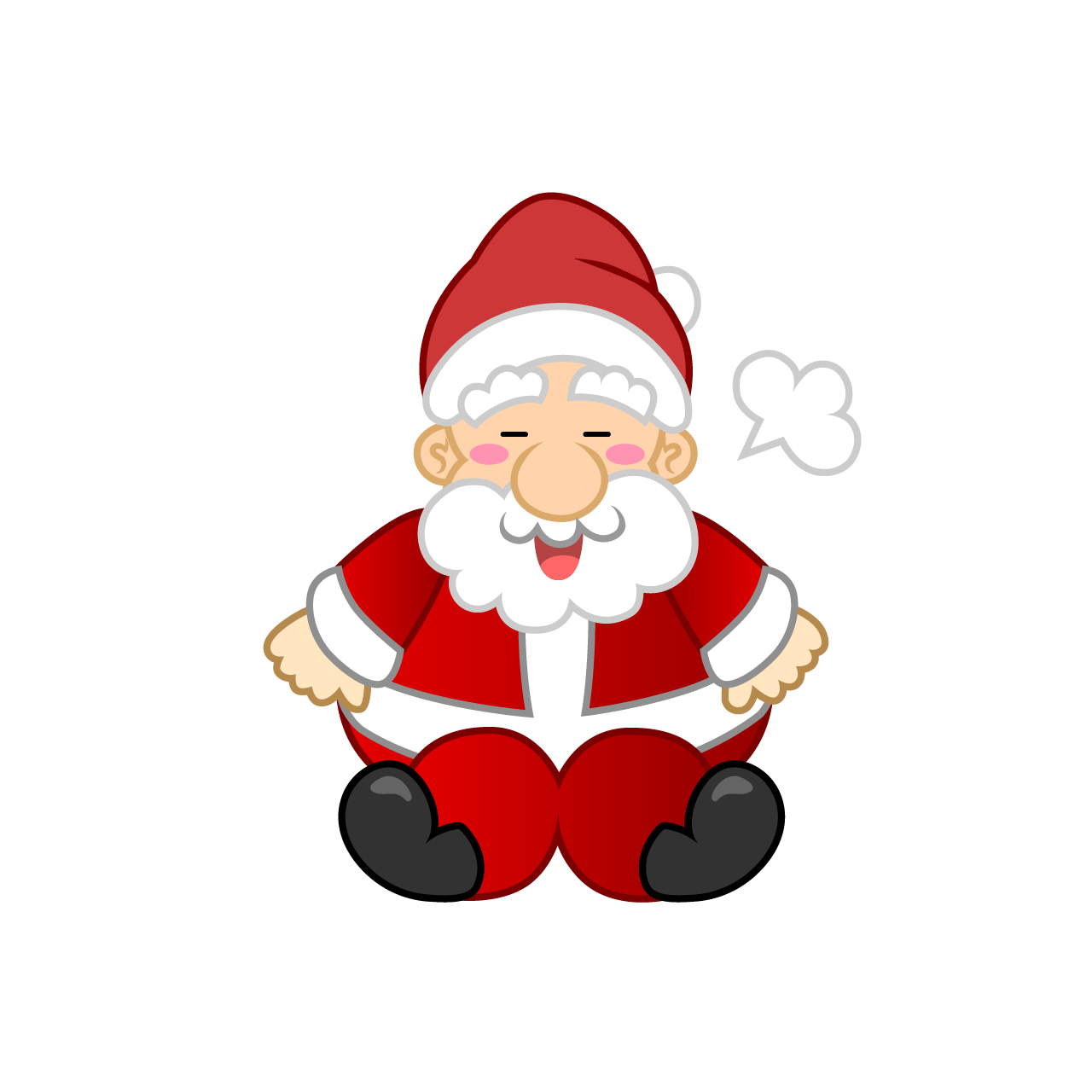 Relaxing Santa
