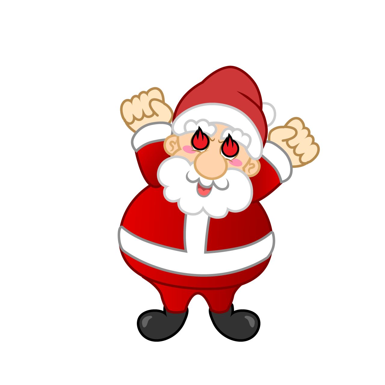 Enthusiastic Santa