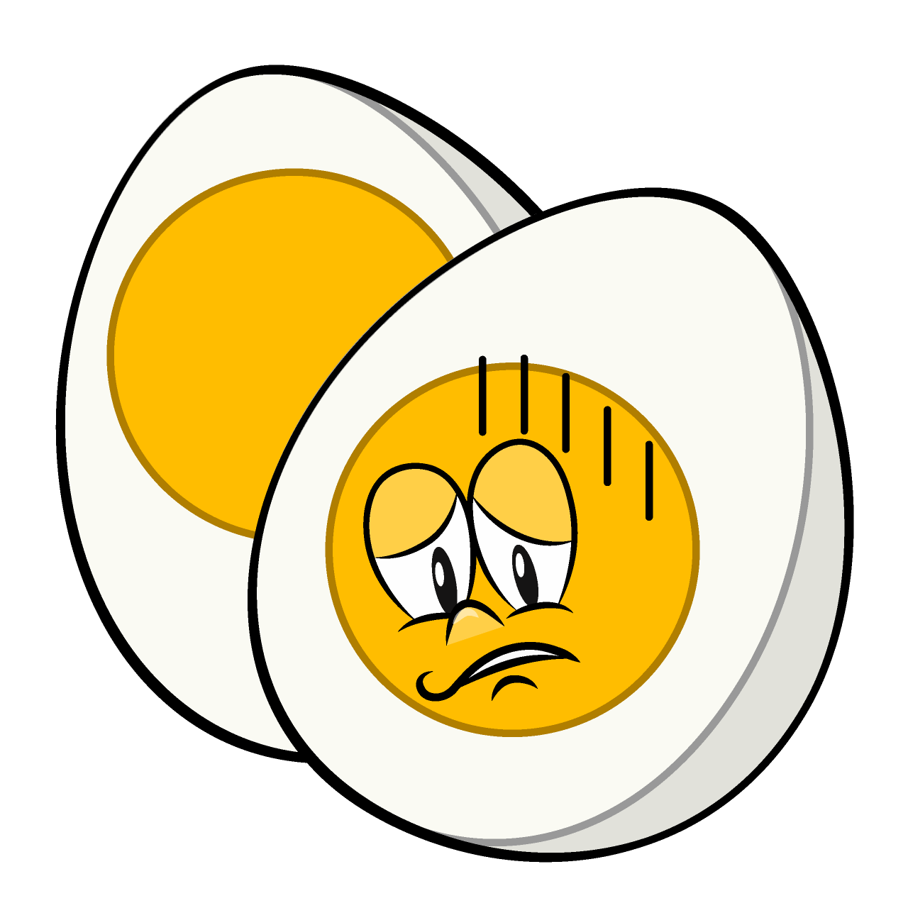 Depressed Boiled Egg