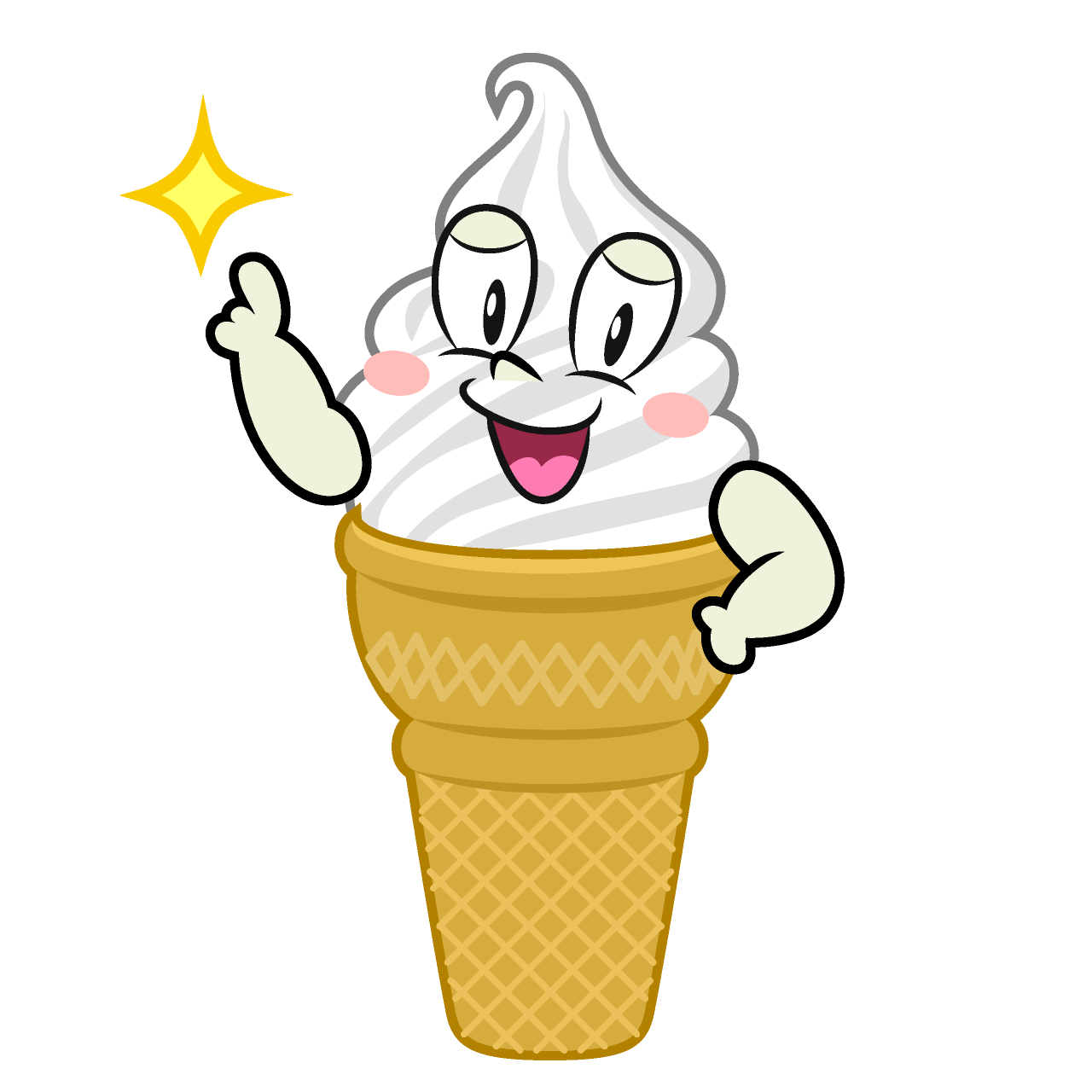 Posing Soft Serve