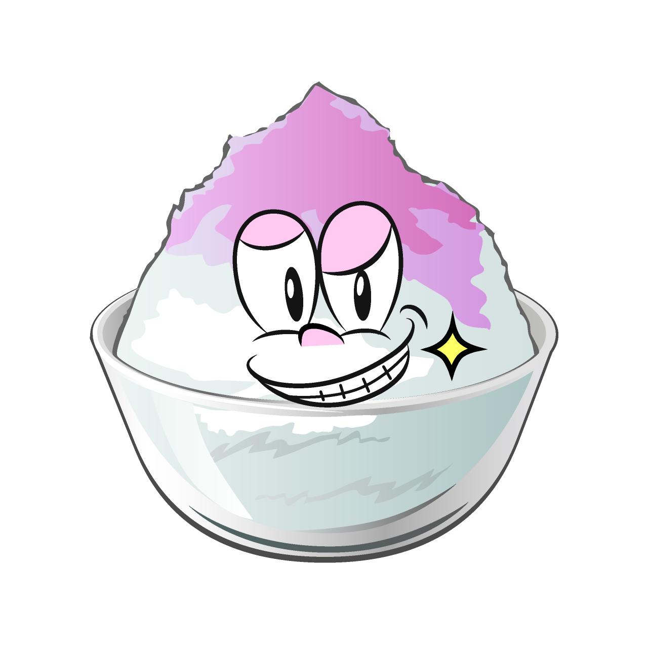Grinning Shaved Ice