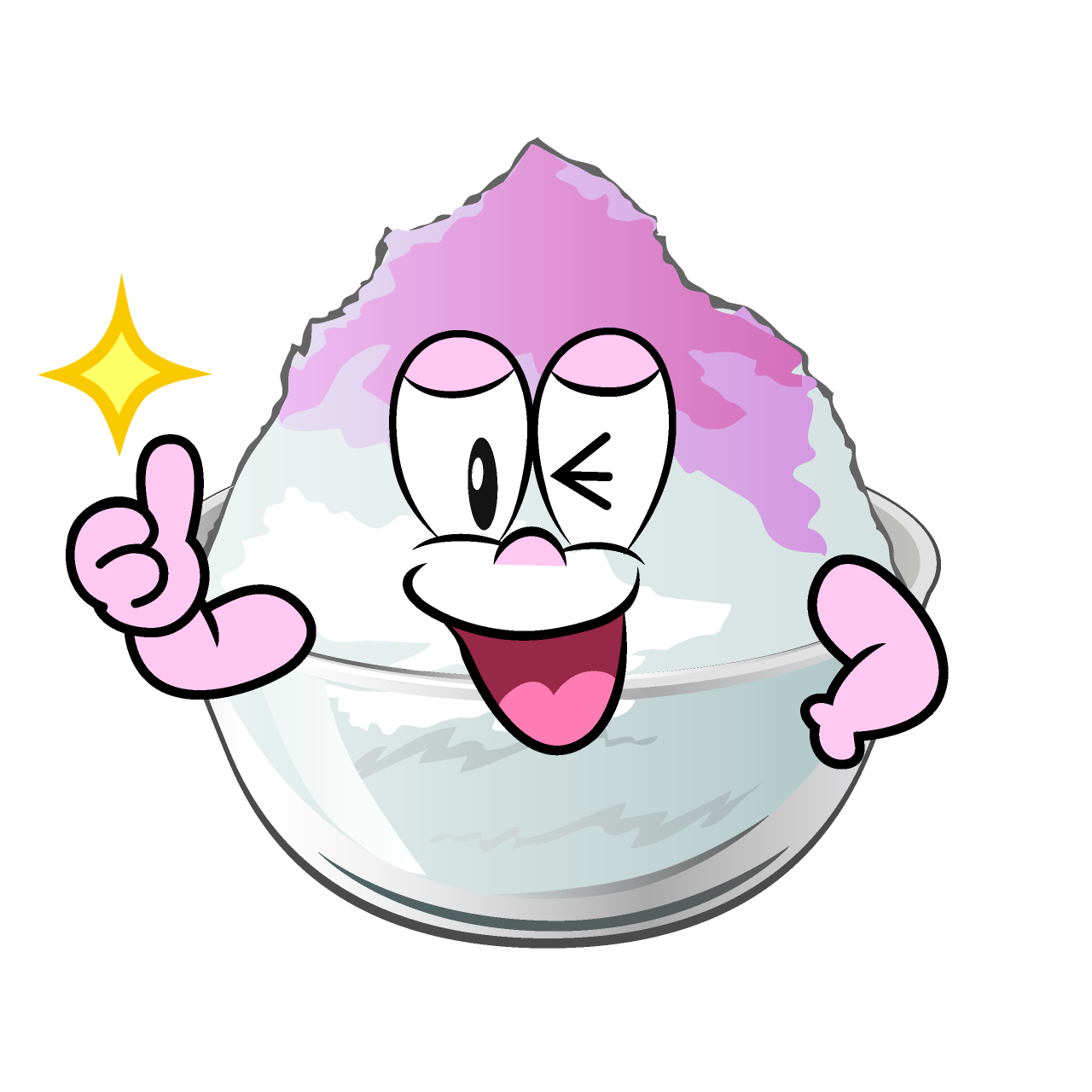 Thumbs up Shaved Ice