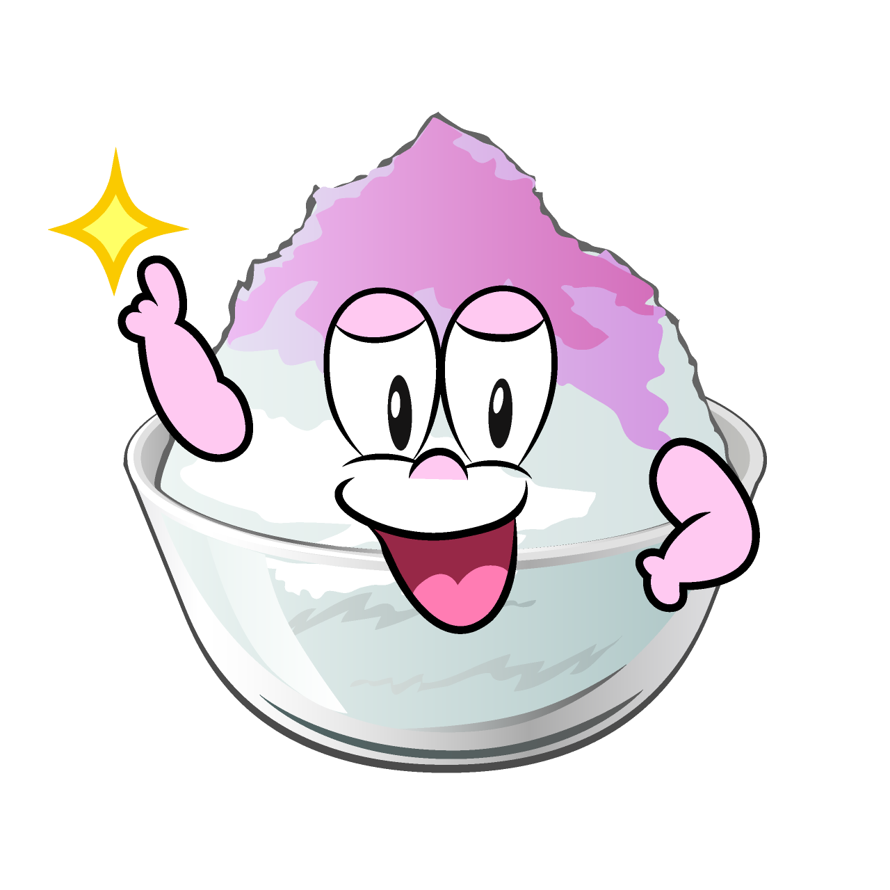 Posing Shaved Ice