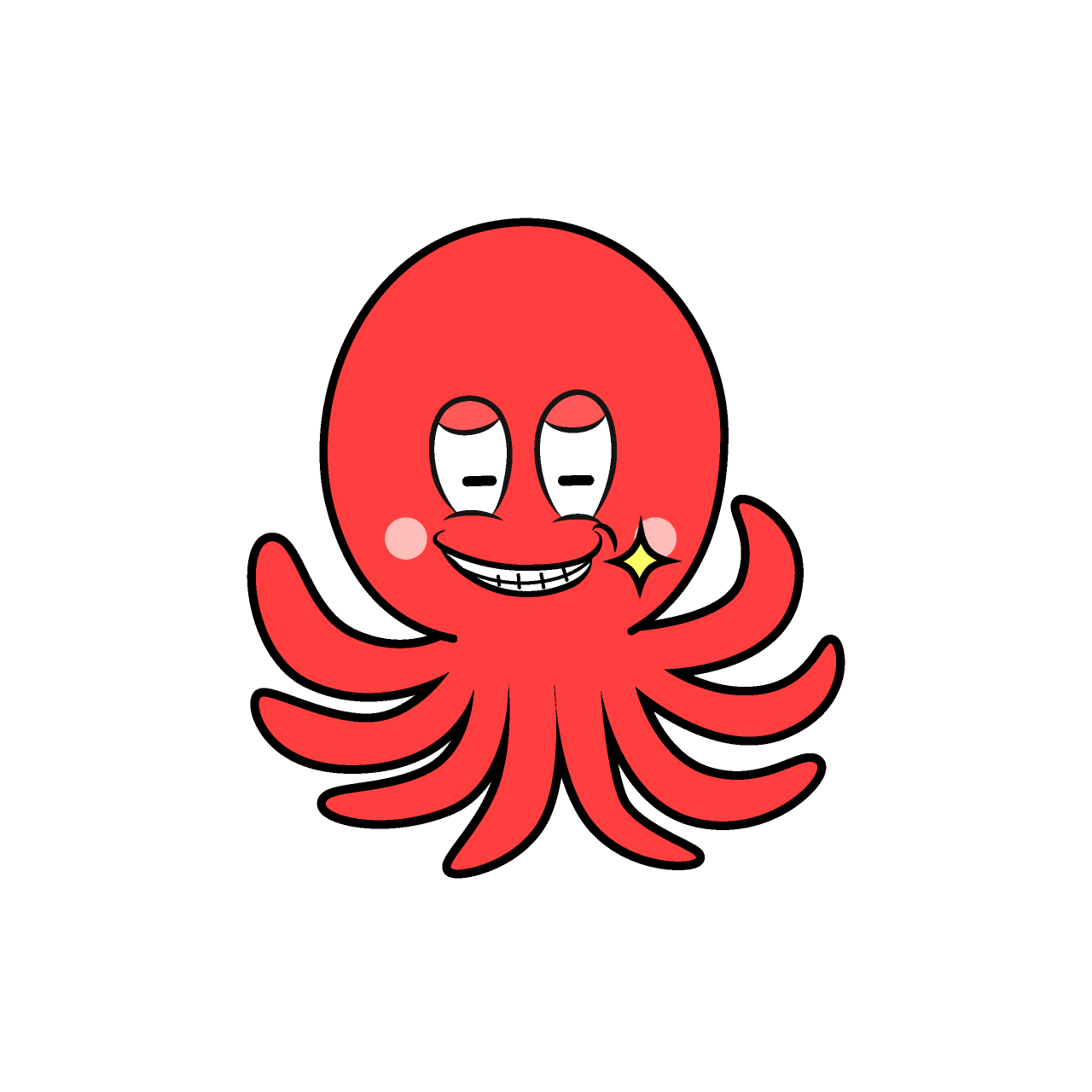 Grinning Octopus