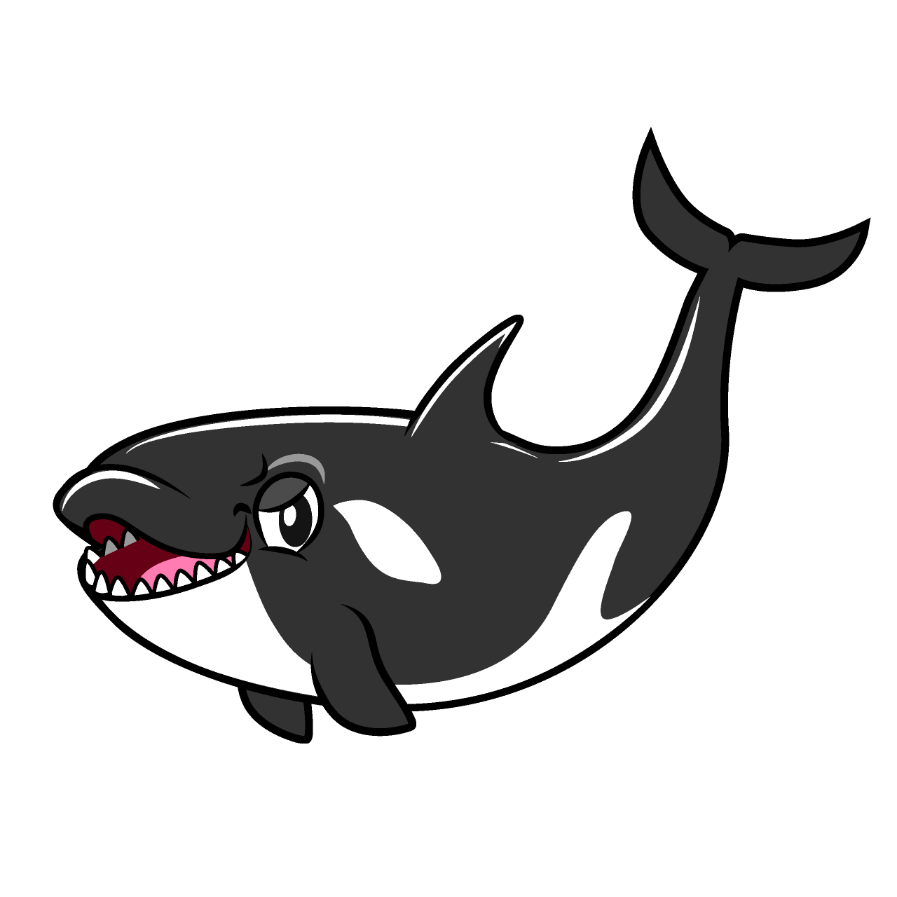 Grinning Orca