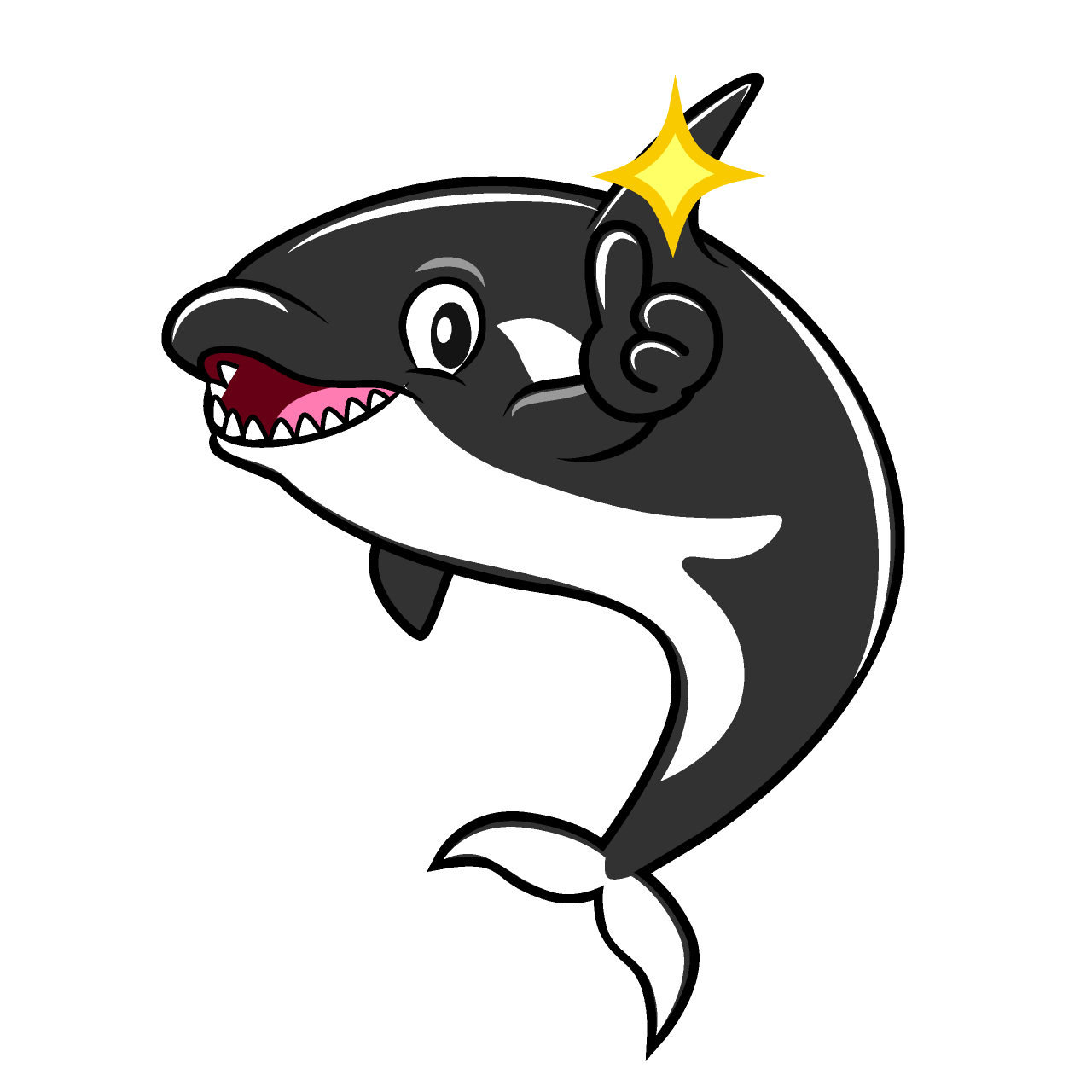 Thumbs up Orca