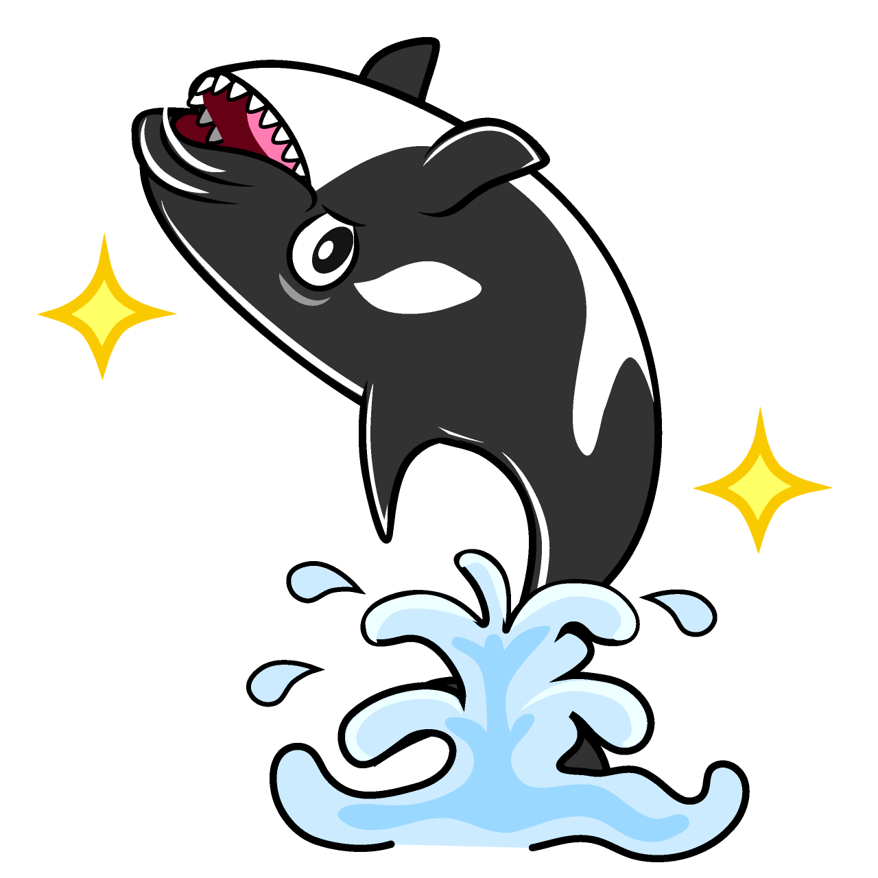 Glitter Orca