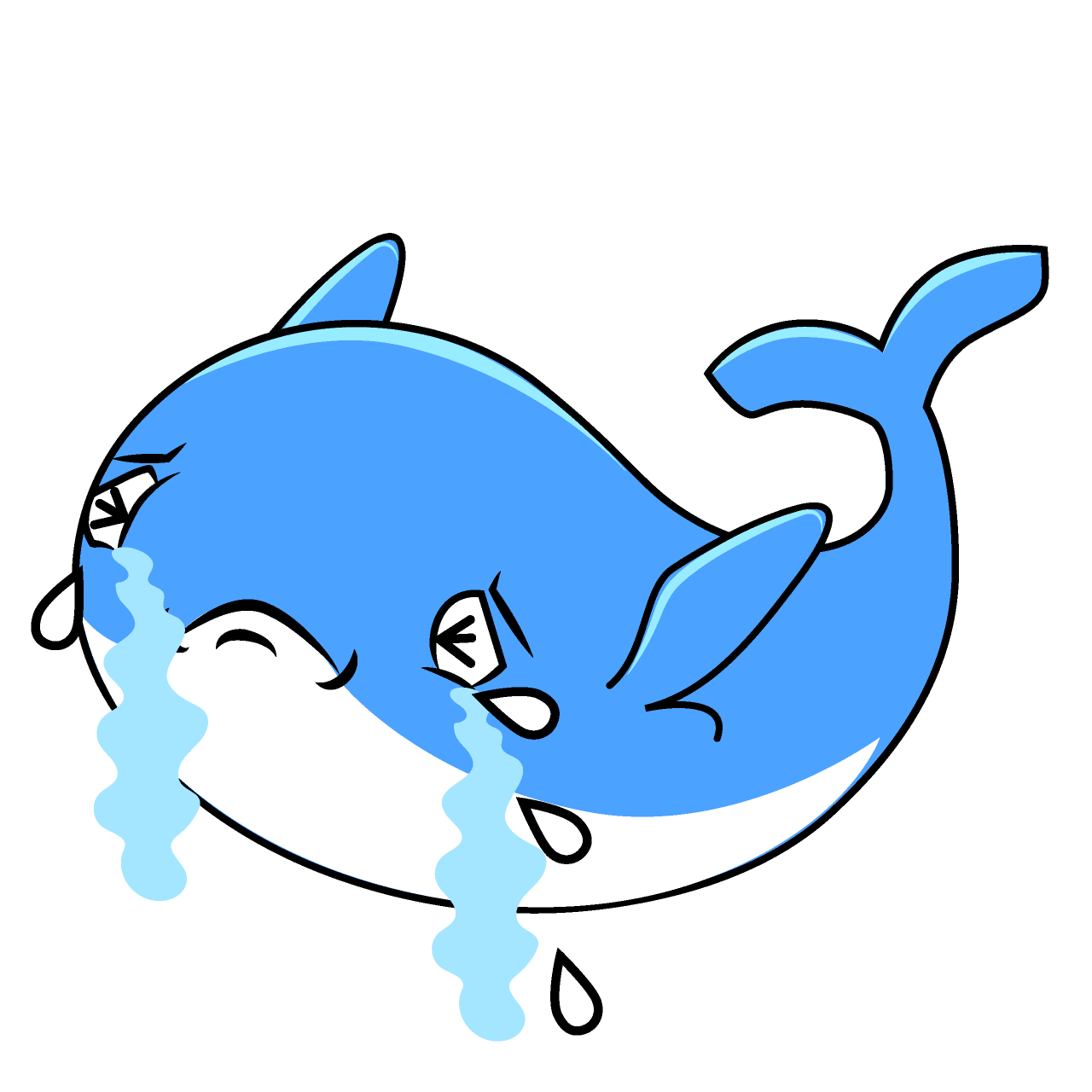 Crying Cute Whale