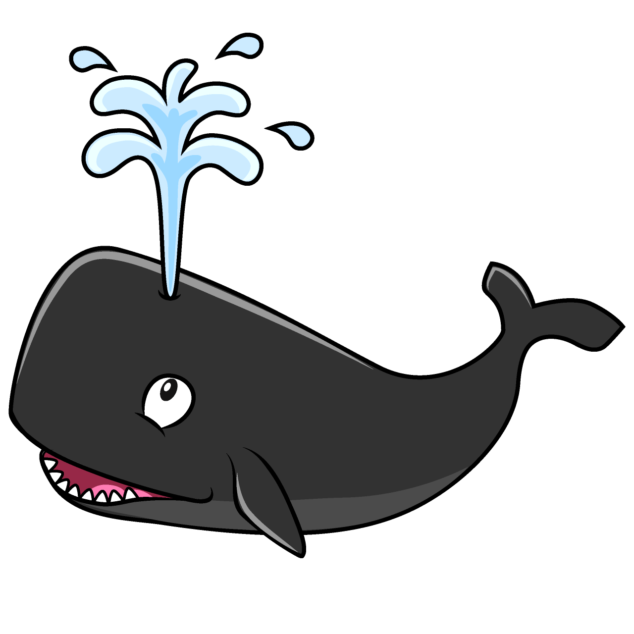 Smiling Sperm Whale