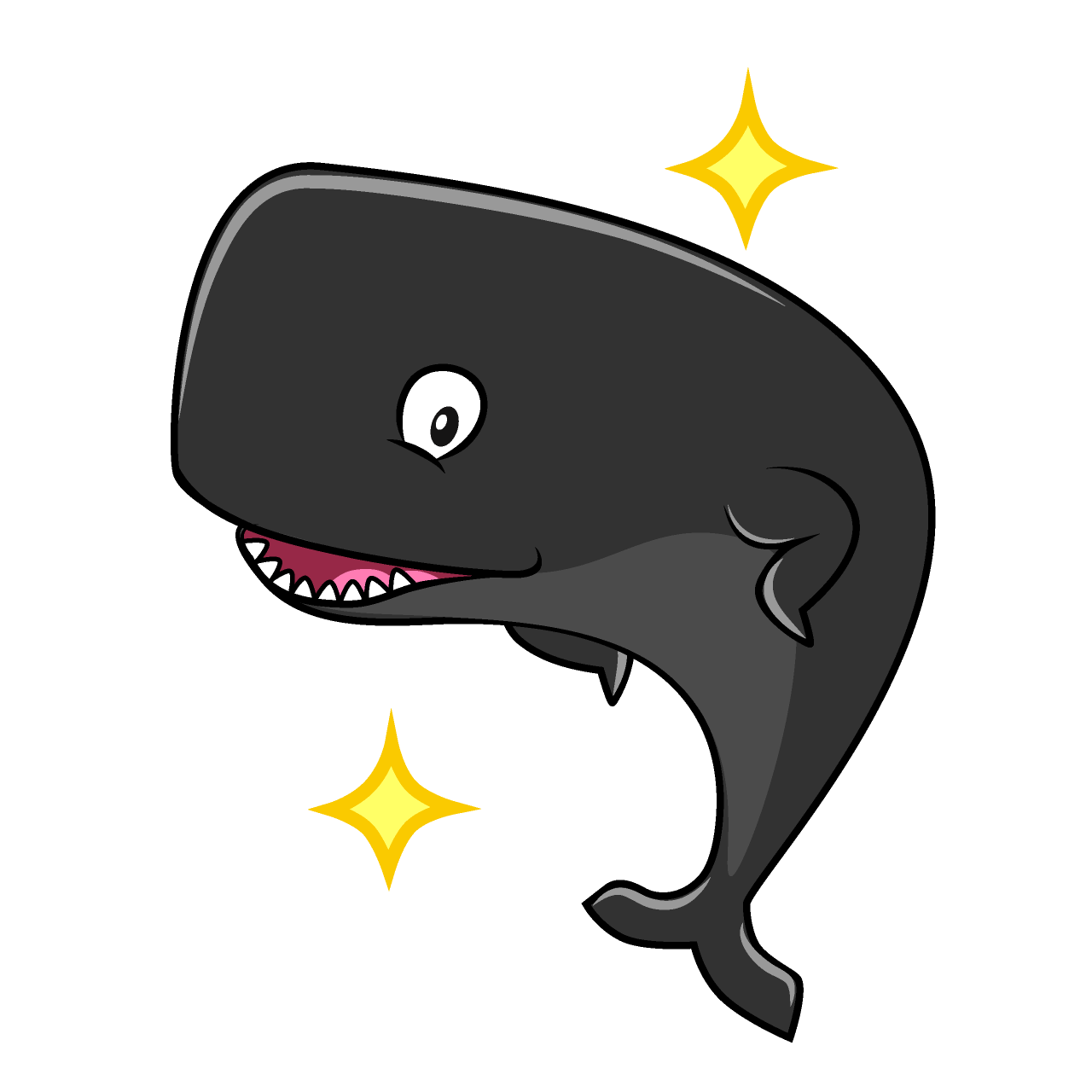 Glitter Sperm Whale