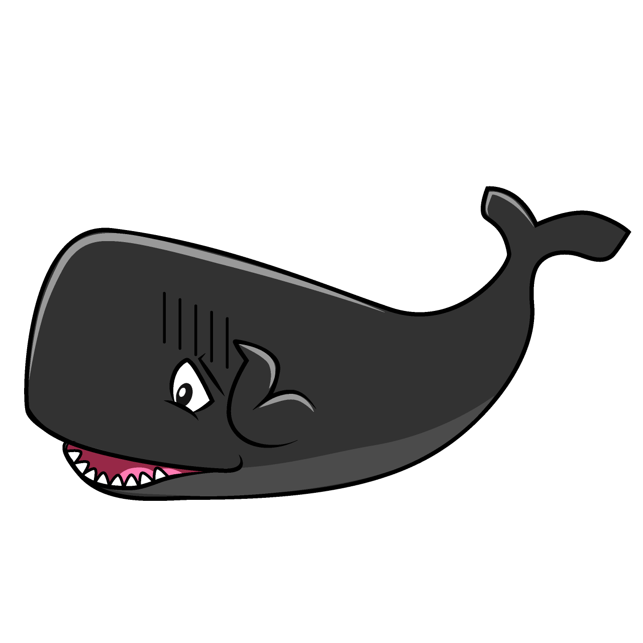 Depressed Sperm Whale