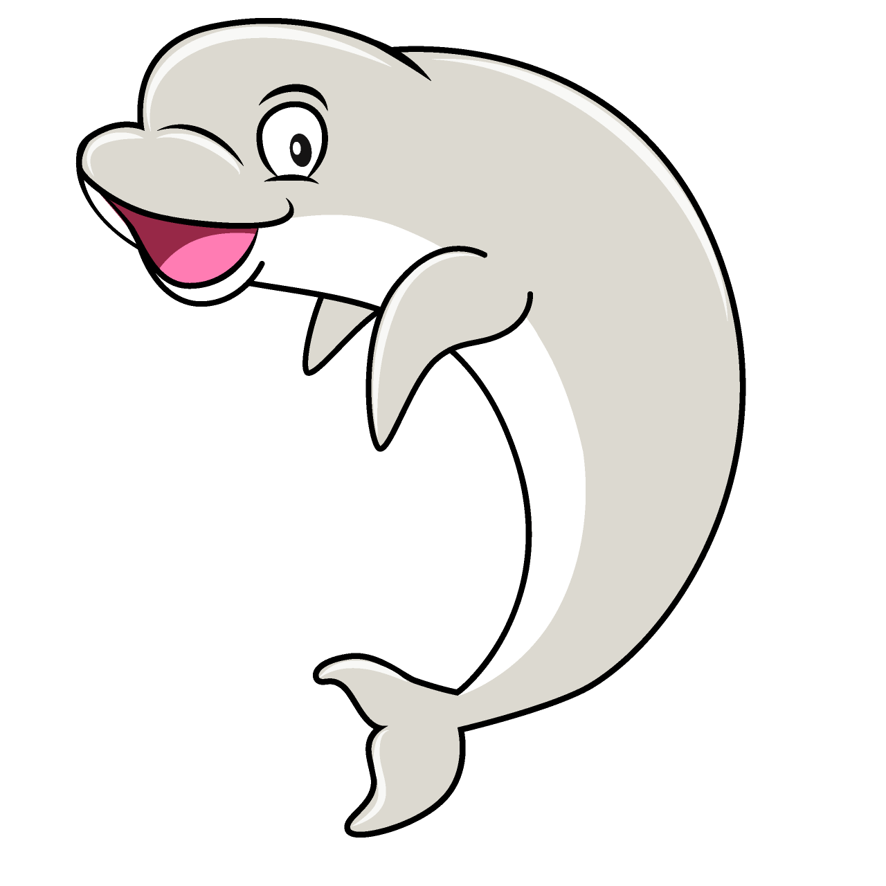 Smiling Beluga Whale