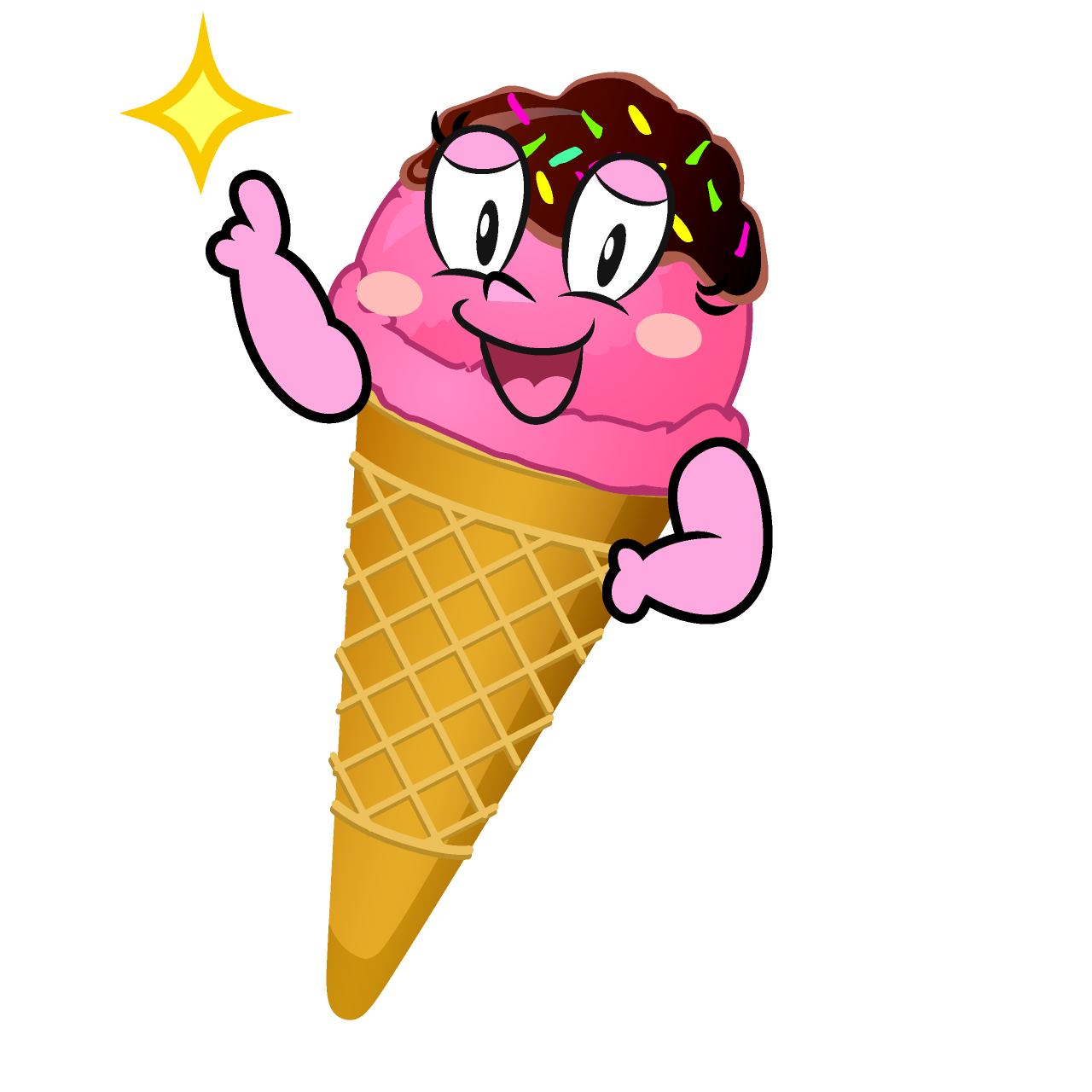 Posing Ice Cream