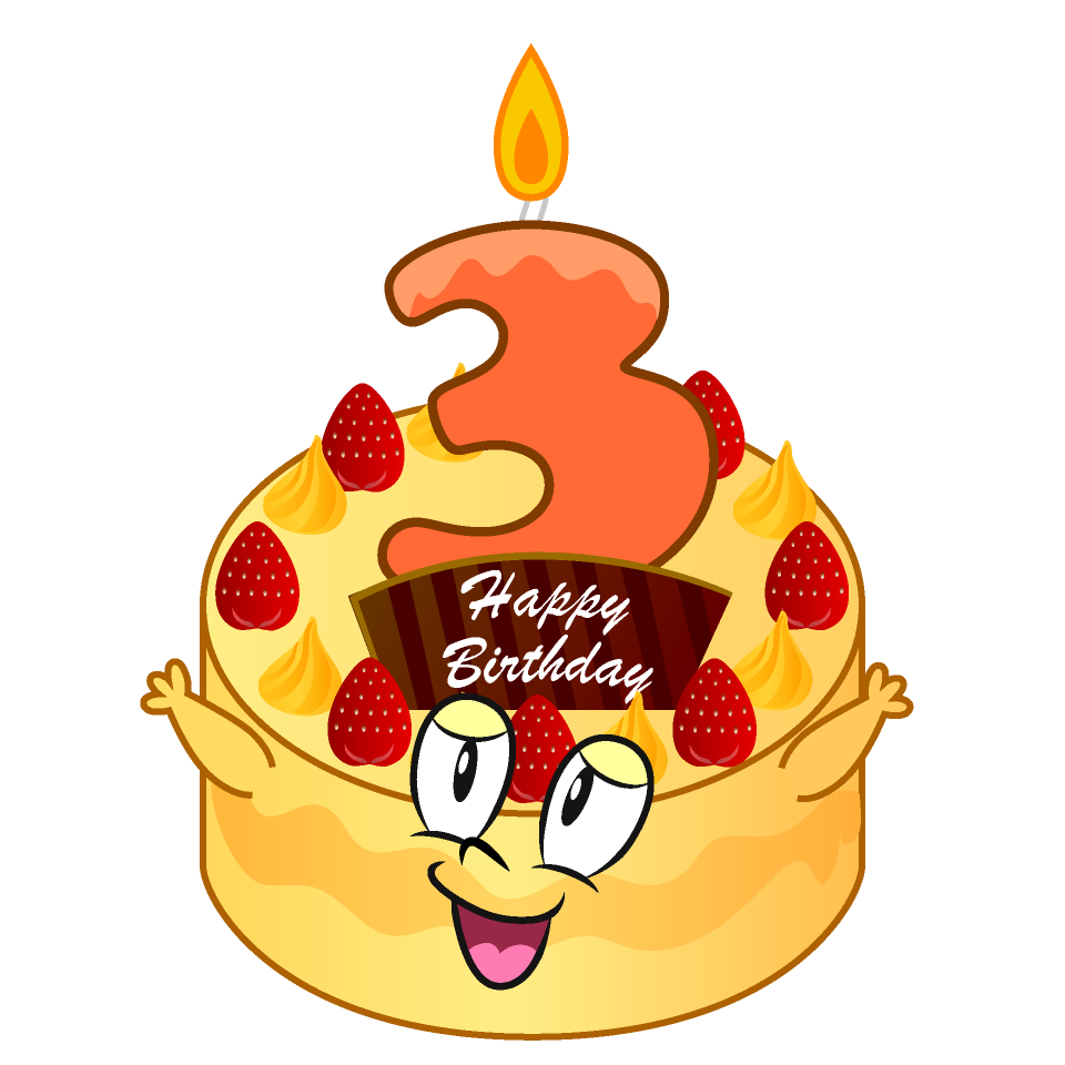 3rd Birthday Cake