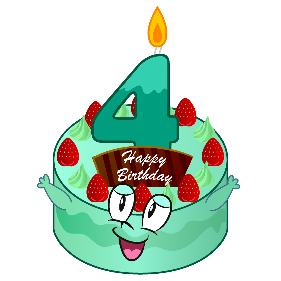 4th Birthday Cake
