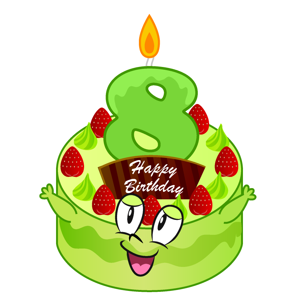 8th Birthday Cake