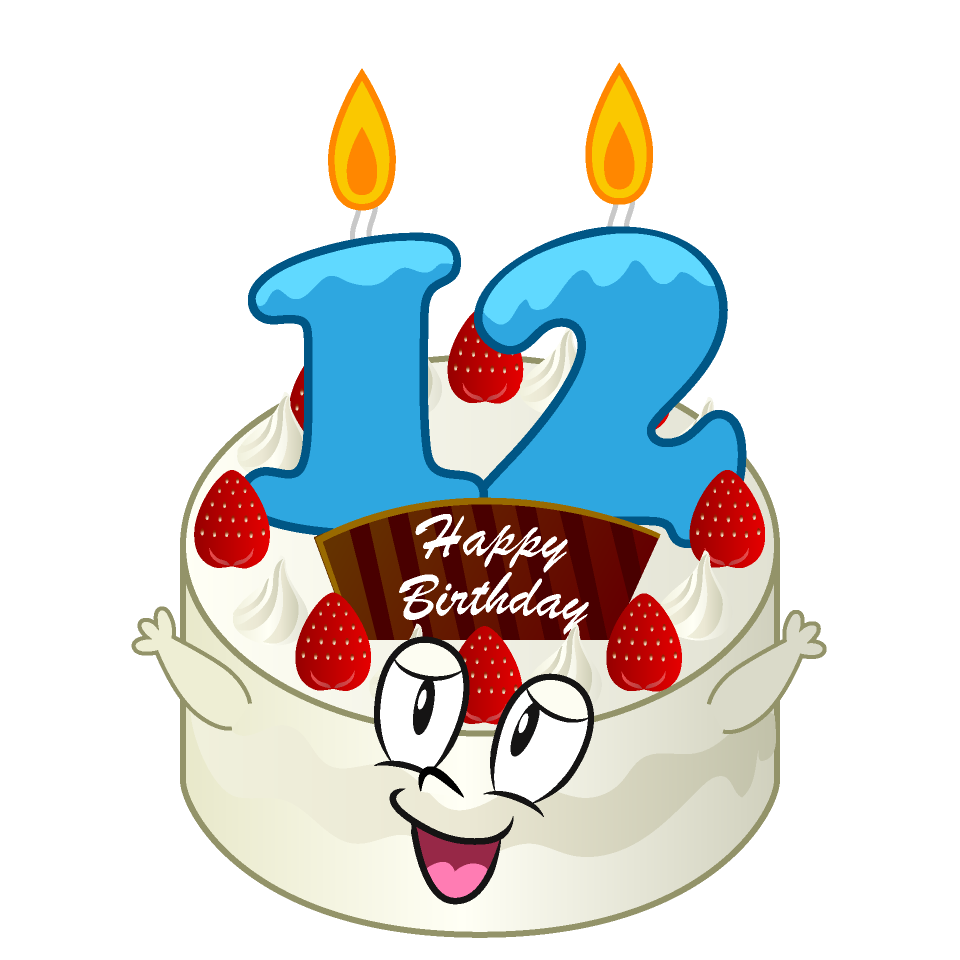 12th Birthday Cake