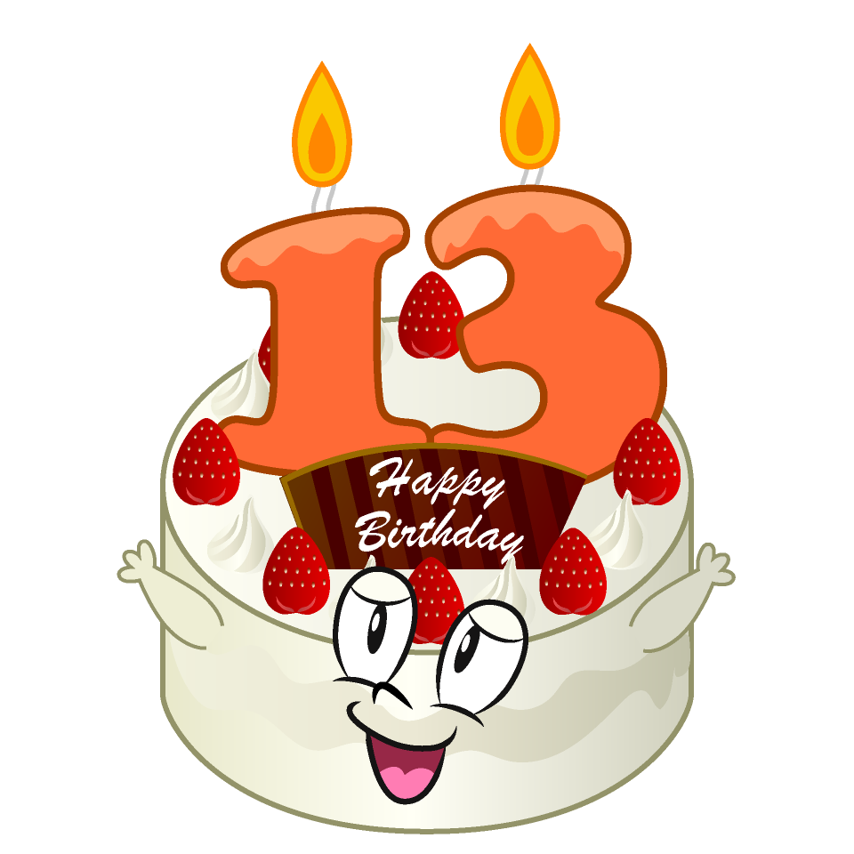 13th Birthday Cake