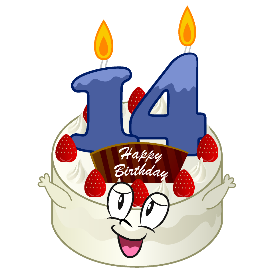 14th Birthday Cake