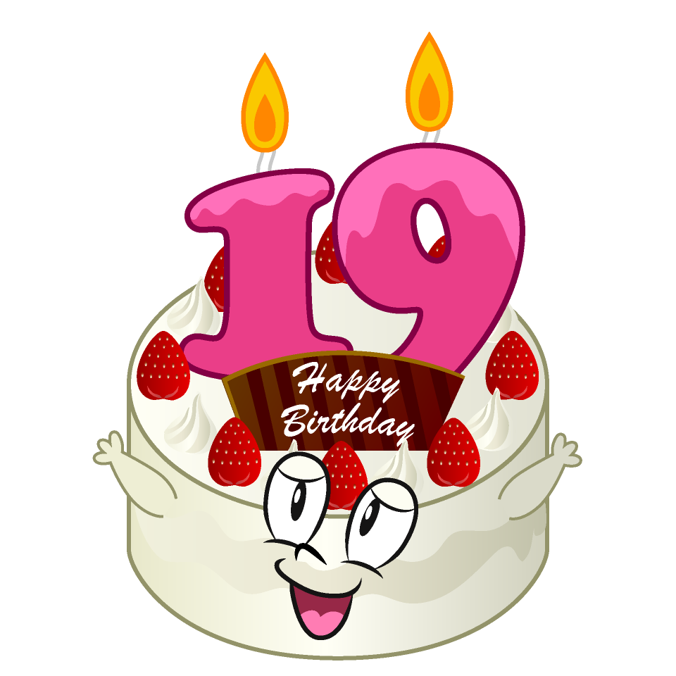 19th Birthday Cake