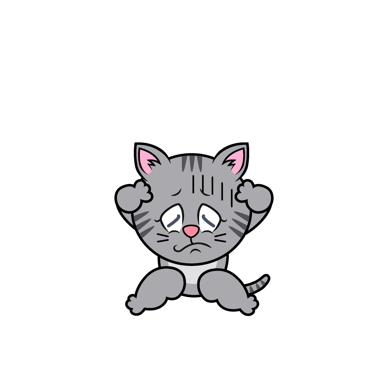 Tabby Gris Deprimida