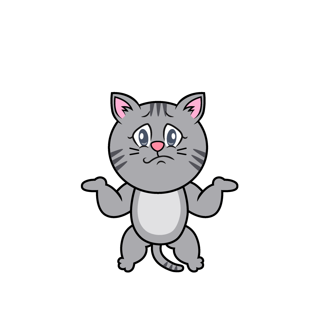 Tabby Gris Preocupada