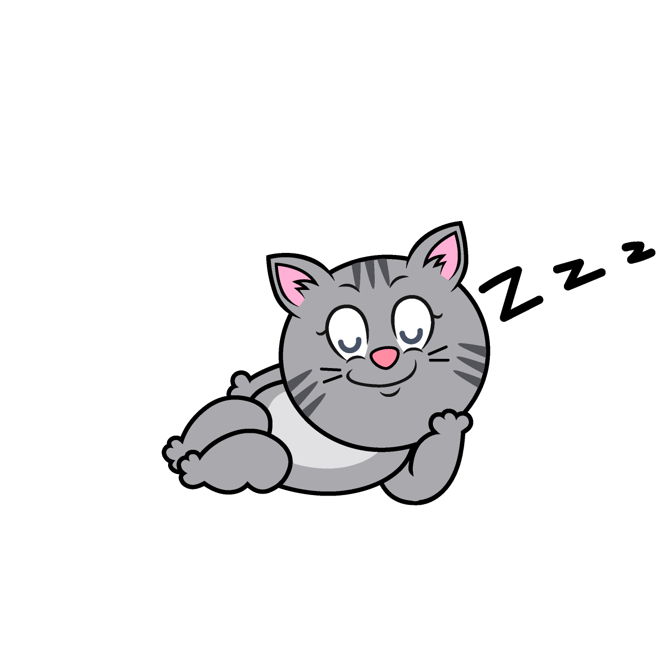 Tabby Gris Durmiendo