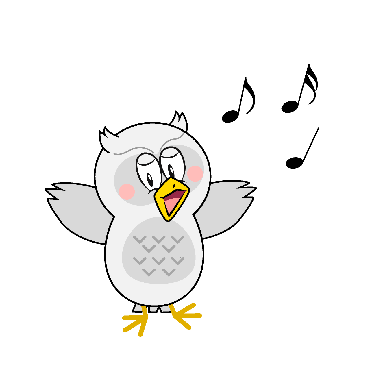 Singing White Owl