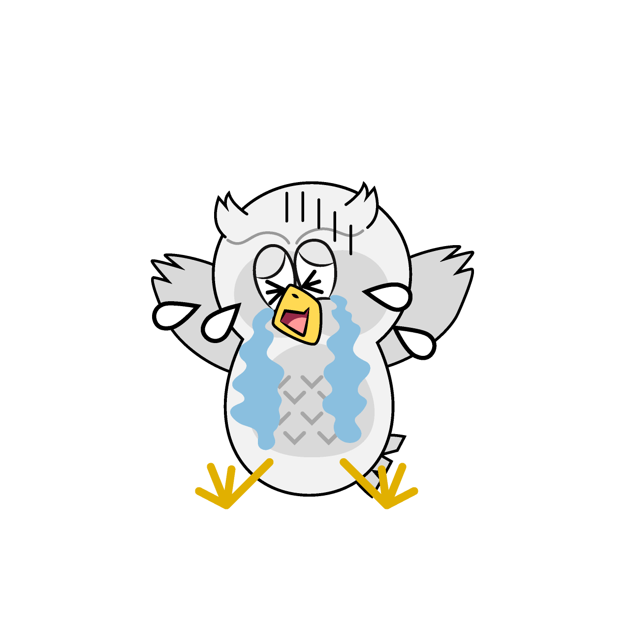 Crying White Owl