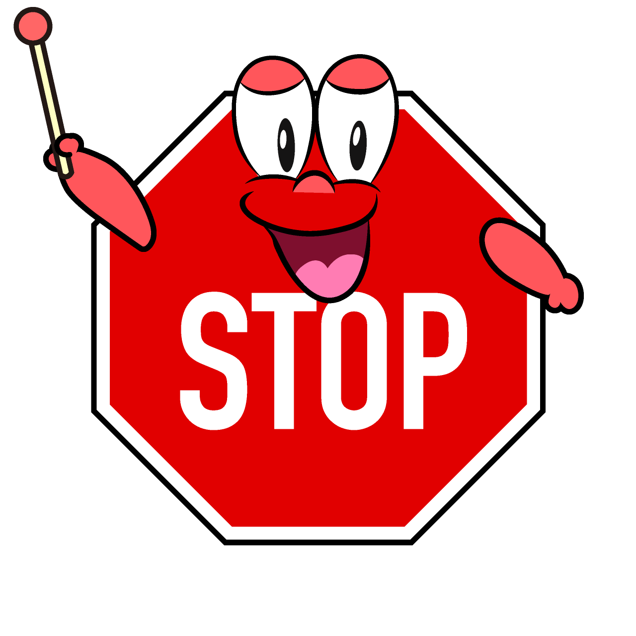 Speaking Stop Sign
