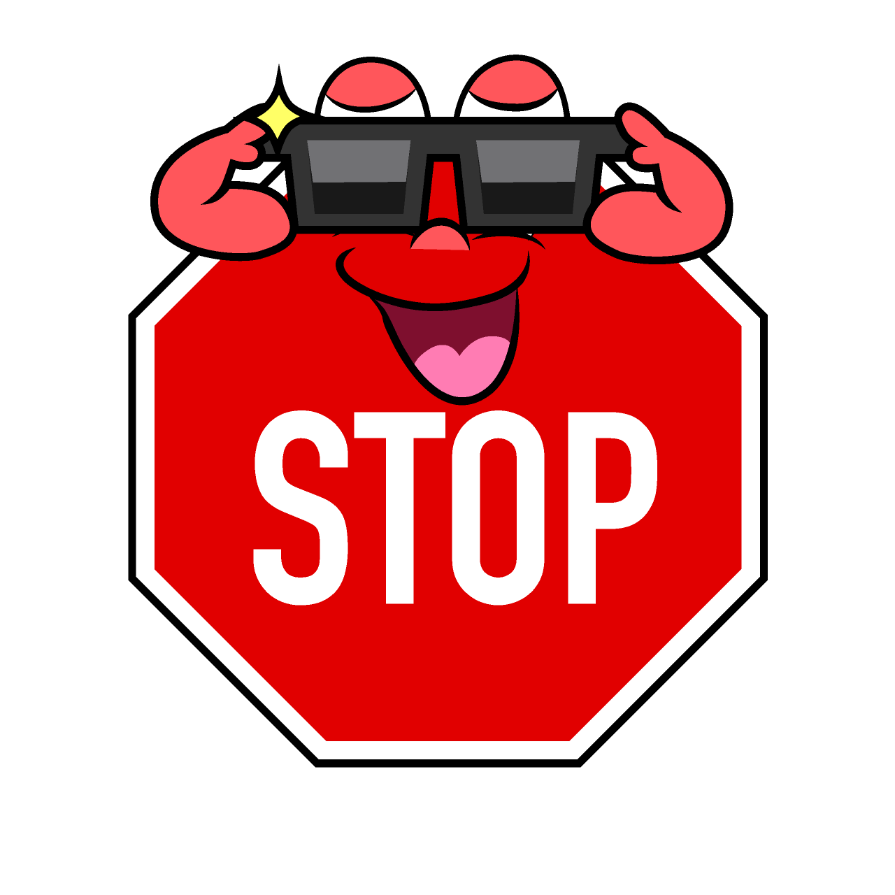Cool Stop Sign