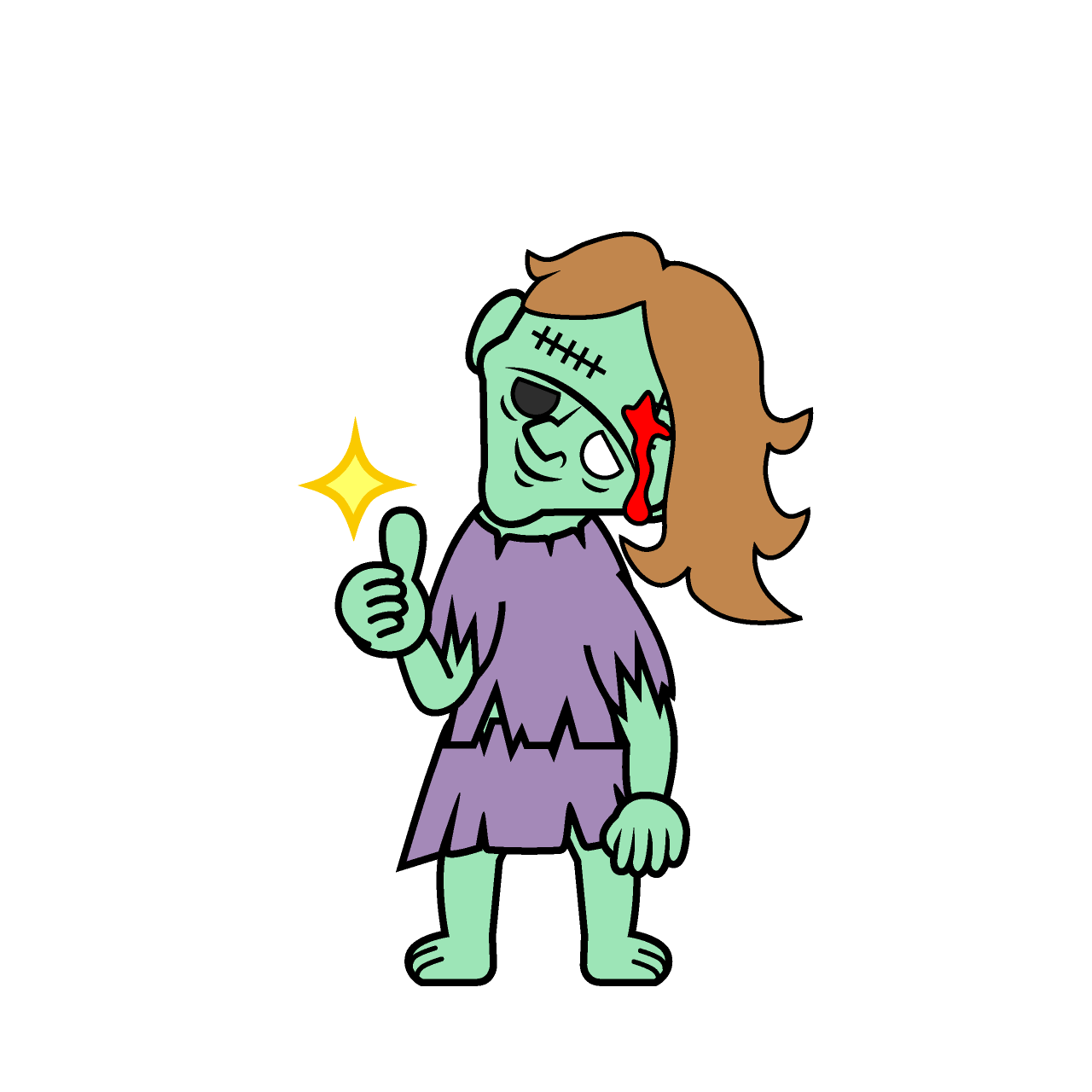 Thumbs up Zombie