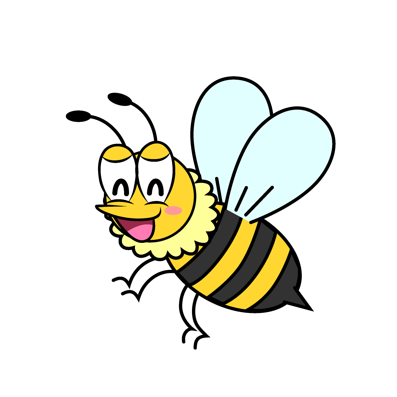 Smiling Honey Bee