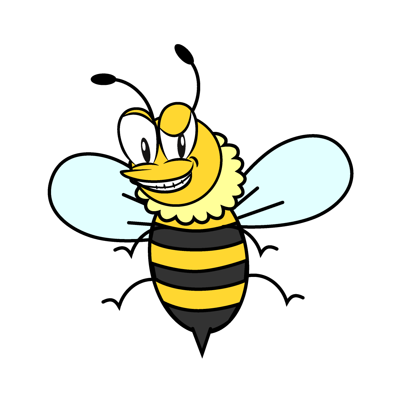 Grinning Honey Bee