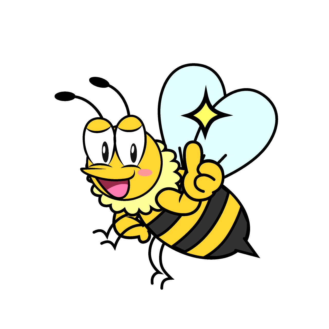 Thumbs Up Honey Bee