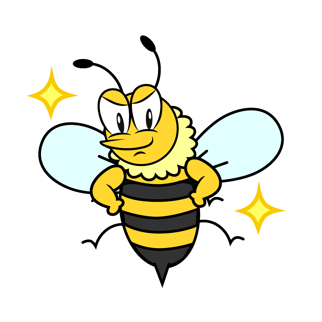 Glitter Honey Bee