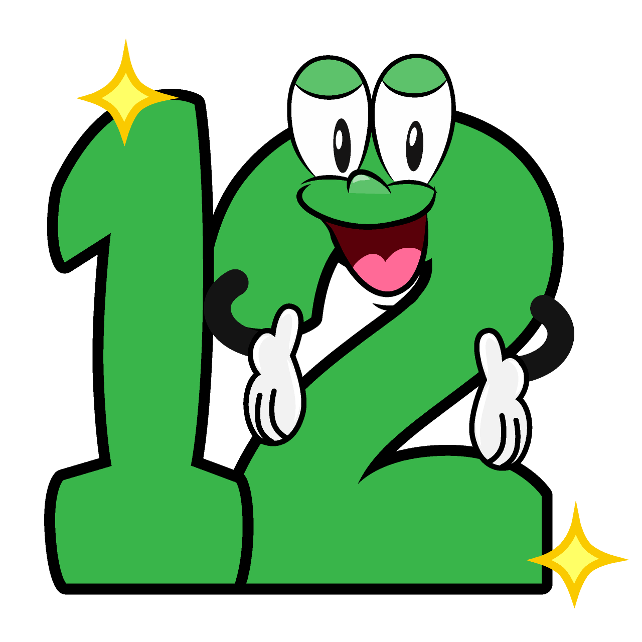 Glitter Number 12