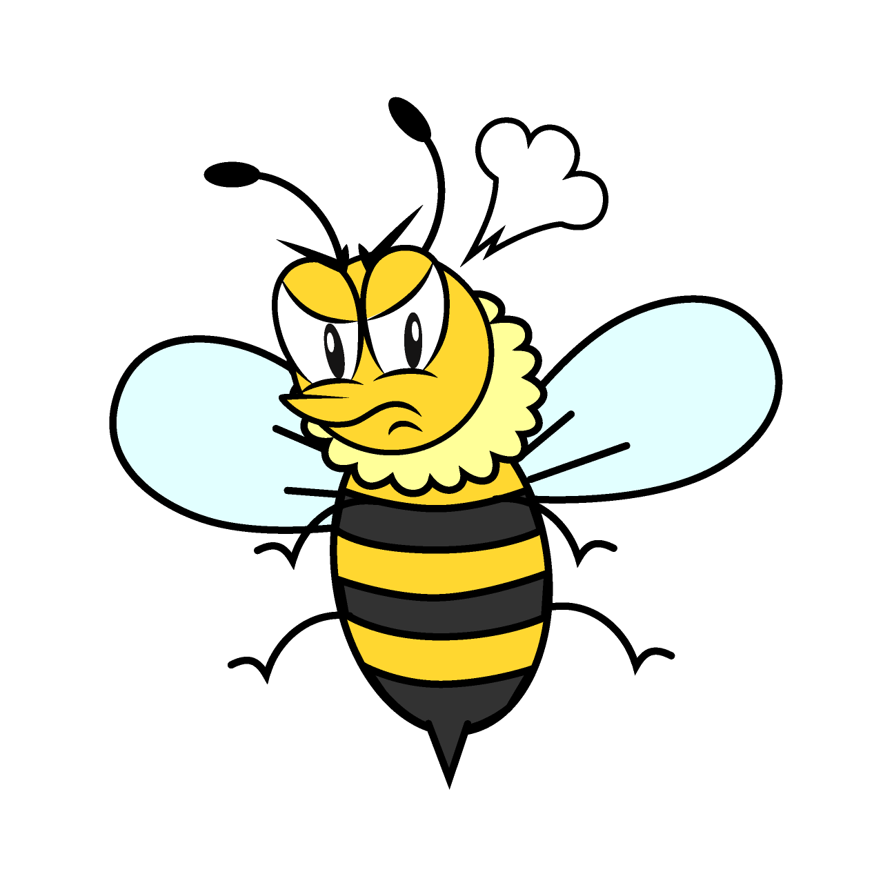 Angry Honey Bee