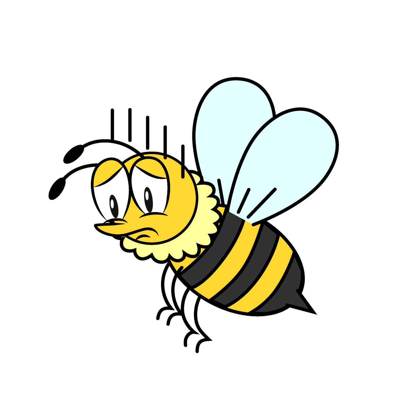 Depressed Honey Bee