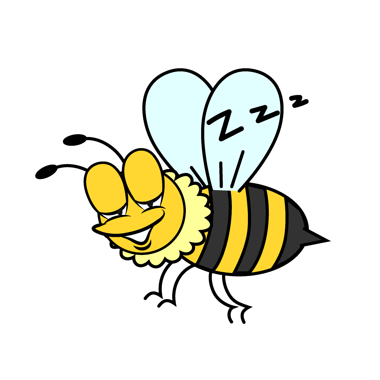 Sleeping Honey Bee