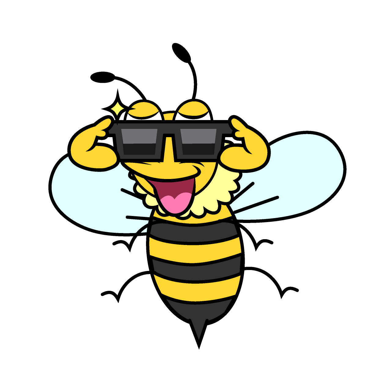 Cool Honey Bee