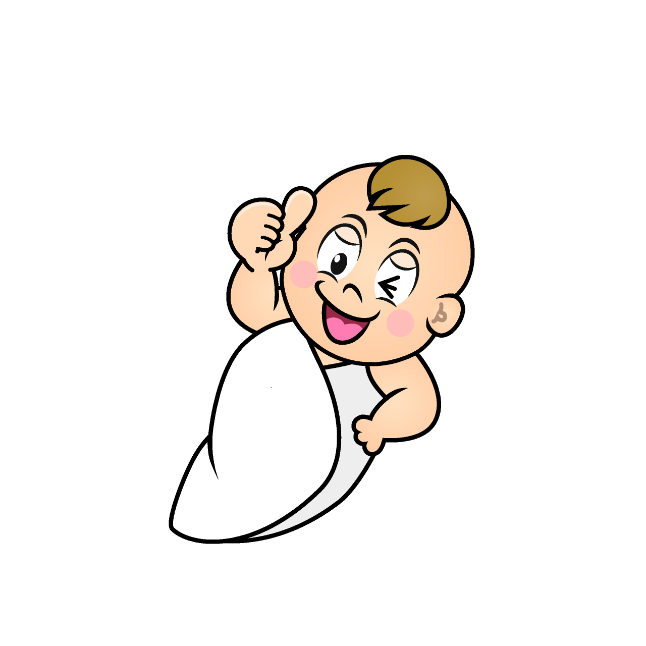 Thumbs up Newborn