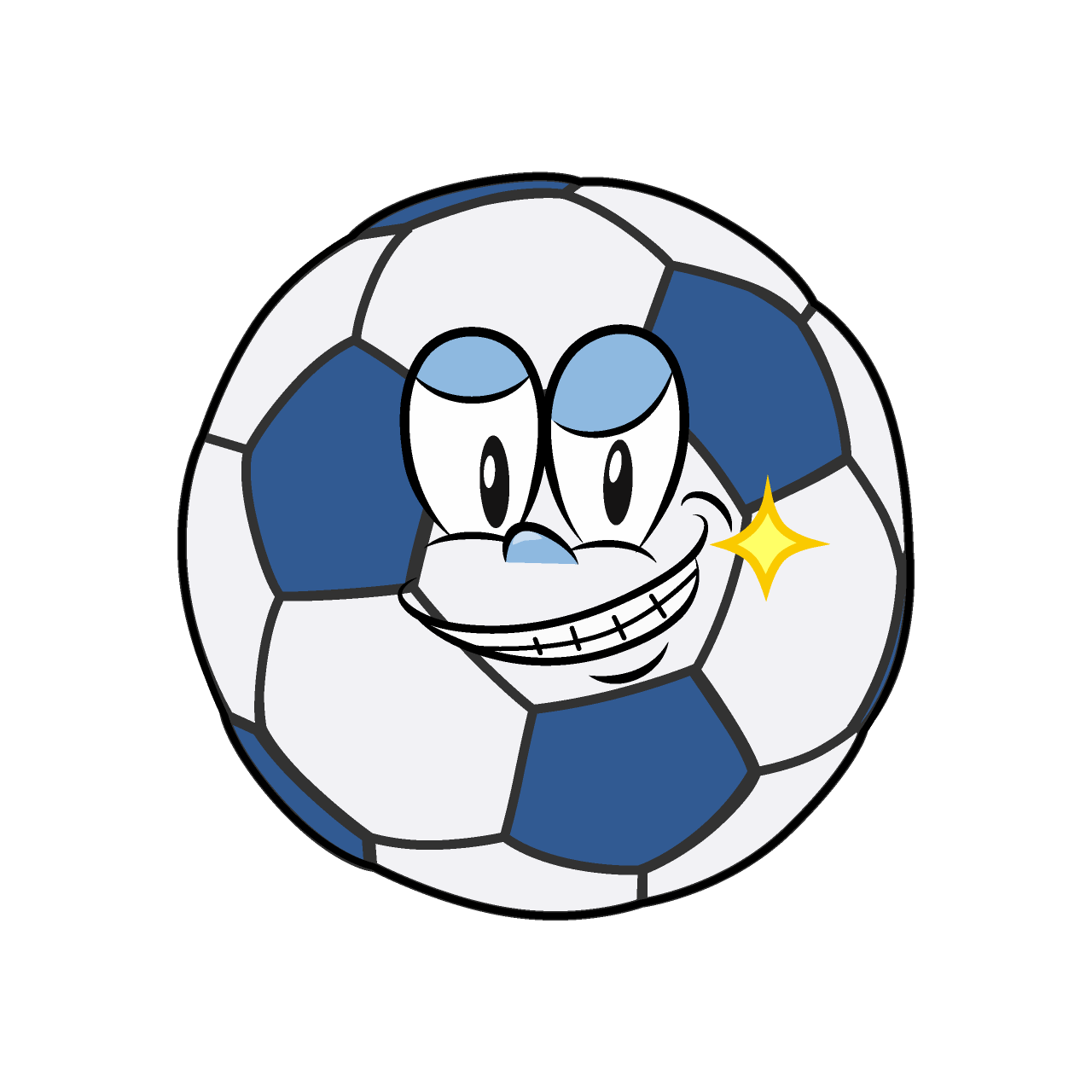 Grinning Soccer Ball