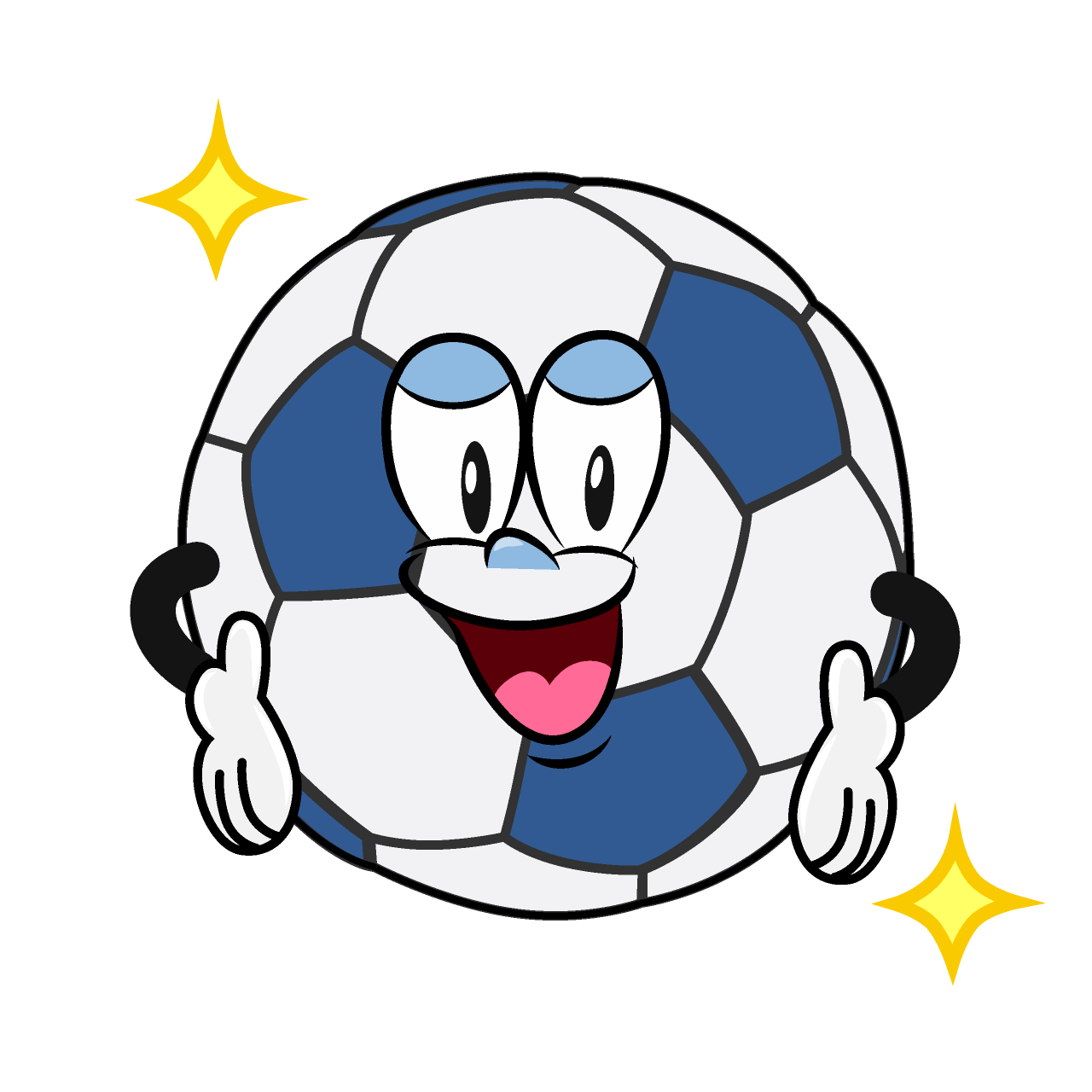 Confident Soccer Ball