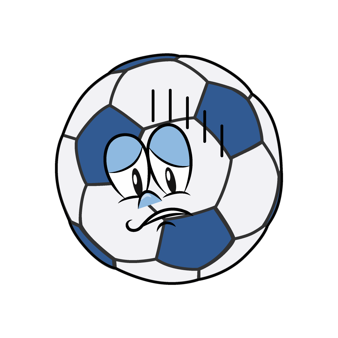 Depressed Soccer Ball
